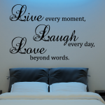 Live Laugh Love Wall Decal Vinyl Sticker Quote Art..